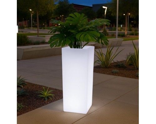 Светящееся кашпо Square 110*45*45 см 4000K