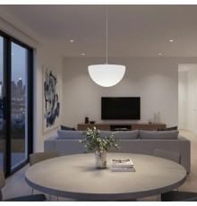 Подвесная светящаяся полусфера Halfmoon 30 см 220V RGB