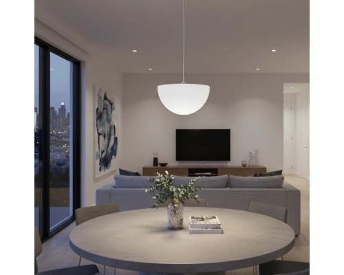 Подвесная светящаяся полусфера Halfmoon 30 см 220V RGB