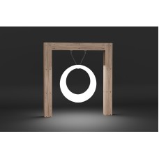 Пергола «Зевс» со светящимися LED качелями 4000К (вращение на 360)