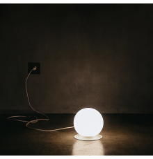 Шар-светильник для дома Moonlight 20 см 220V White 2700К с подставкой