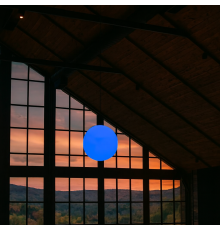 Подвесной LED шар Moonlight 40 см 220V RGB