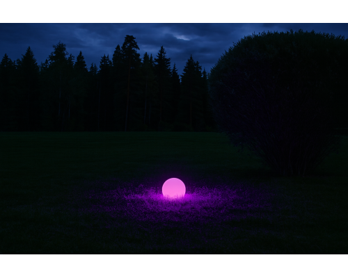 Уличный шар-светильник Moonlight 20 см 220V RGB