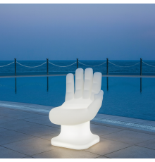 Светящиеся кресло Hand H85 см 220V White 2700K