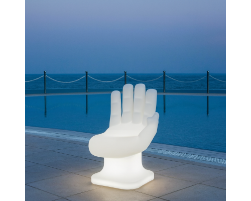 Светящиеся кресло Hand H85 см 220V White 4000K