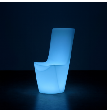 Светящиеся кресло Viterbo H100 см 220V White RGB