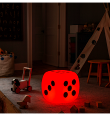 Светящийся куб-игральная кость Pavia 40*40*40 см RGB аккумуляторный