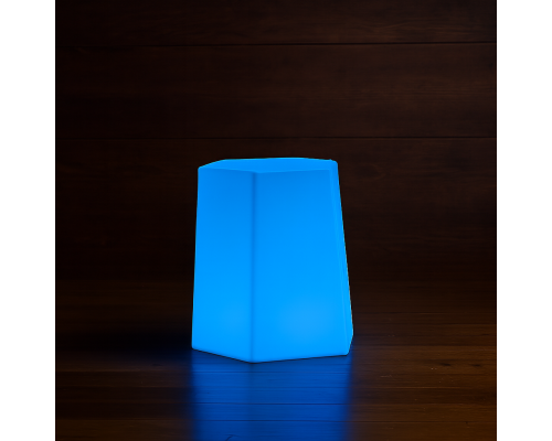 Светящийся LED стул Honeycomb N RGB+W аккумуляторный узкий