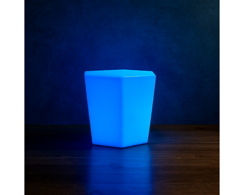 Светящийся LED стул Honeycomb W 220V RGB+W широкий