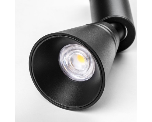 Светильник трековый 48V 6W 4000K 36° черный Due Hermes Lightstar 210847