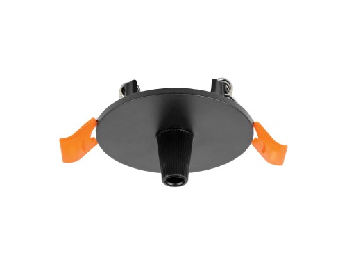Чаша потолочная встраиваемая Ø60 д/подвода питания 510117 на 48В  черная Due Hermes Lightstar 510007