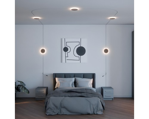 Светильник отраженного света 24V 5W 200° 3000K, черный Linea Lightstar 236137