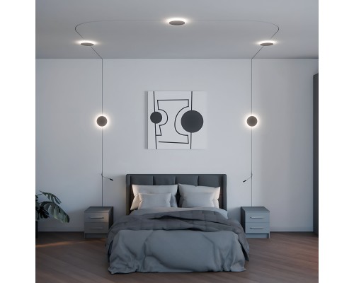 Светильник отраженного света 24V 5W 200° 4000K, черный Linea Lightstar 236147