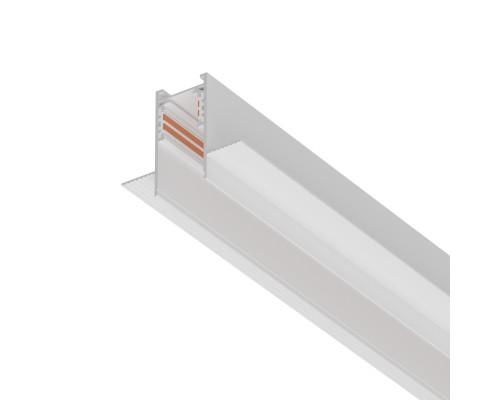 Трек 4-контактный встраиваемый со стыковочным пазом 48V 3м (Заглушки и декоративный экран в комплекте) Uno Pro Lightstar 509236P