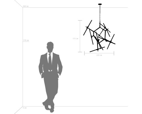 Люстра подвесная Struttura Lightstar 742203