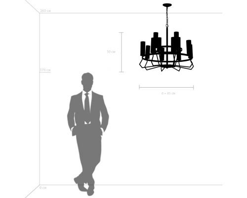 Люстра подвесная Flume Lightstar 723125