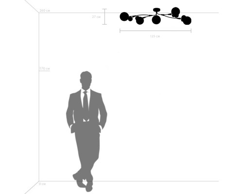 Люстра потолочная Croco Lightstar 815553
