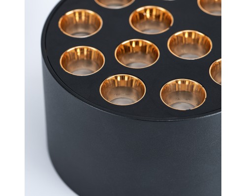 Светильник потолочный 9W 750LM 4000K, черный/золото Guarda Lightstar 080942