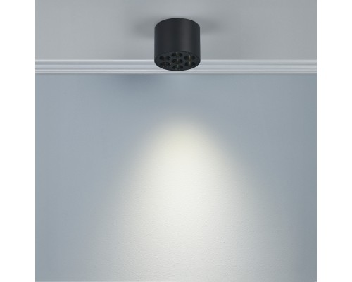 Светильник потолочный 6W 470LM 4000K, черный Guarda Lightstar 080647