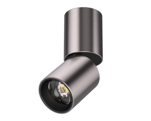 Светильник светодиодный настенно-потолочный 5W 250Lm 38G 3000/4000/6000K, никель Volta CCT Lightstar 227008