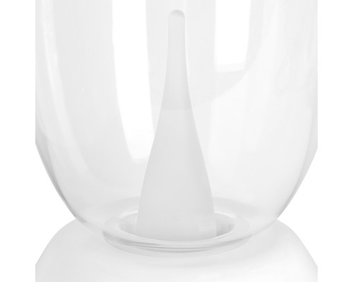 Настольная лампа диммируемая 10W 3000K прозрачный/белый Uovo III Lightstar 807906