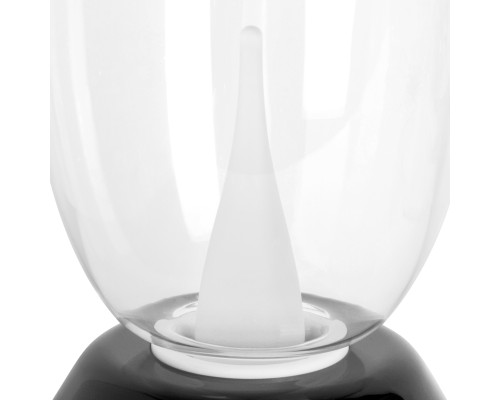 Настольная лампа диммируемая 10W 3000K прозрачный/черный Uovo III Lightstar 807907