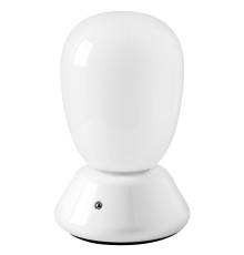 Настольная лампа диммируемая 10W 3000K матовый/белый Uovo III Lightstar 807916