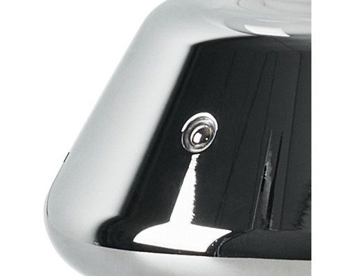 Настольная лампа диммируемая 10W 3000K прозрачный/хром Uovo III Lightstar 807904