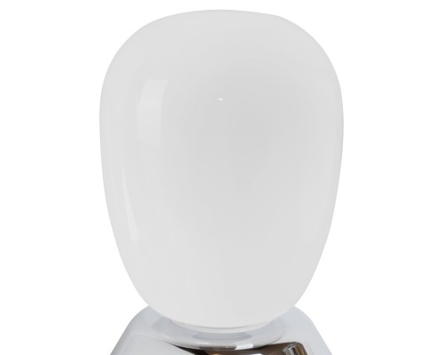 Настольная лампа диммируемая 10W 3000K матовый/хром Uovo III Lightstar 807914