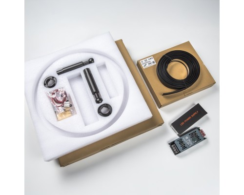 Тросовая система CORDA 5м и блок питания на 100W (max мощность ленты 18W/метр) Corda Lightstar 100CORDA5