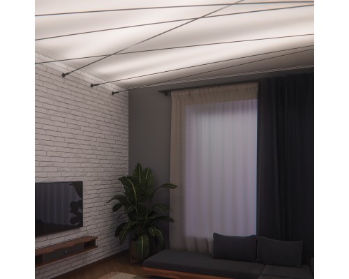 Тросовая система CORDA 10м и блок питания на 200W (max мощность ленты 18.6W/метр) Corda Lightstar 200CORDA10