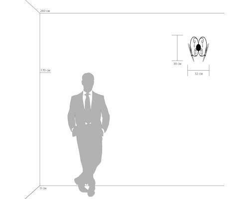 Бра Scarabeo Lightstar 755624