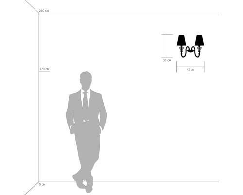 Бра Otto Lightstar 809626