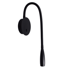 Бра 3W 160LM 3000K, черный Omega Lightstar 200337