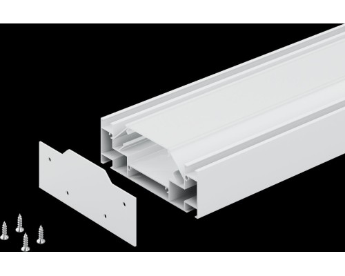 Профиль встраиваемый в натяжной потолок под LED ленту до 30мм либо под трек Barra  (1упаковка=6шт) Barra Base Lightstar 502430-6AI