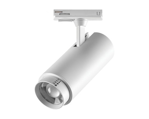 Светильник светодиодный трековый профессиональный с выбором мощности, цветовой температуры и угла освещения д/трековых систем BARRA Fuoco P+CCT Lightstar 218026
