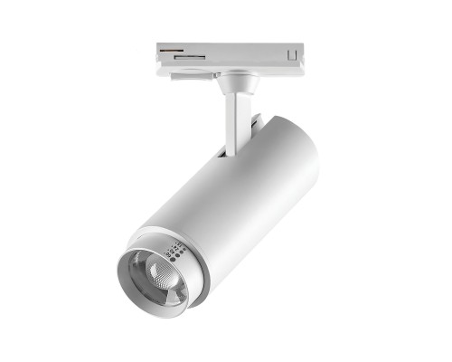 Светильник светодиодный трековый профессиональный с выбором мощности, цветовой температуры и угла освещения д/трековых систем BARRA Fuoco P+CCT Lightstar 218016