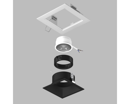 Комплект со светильником Domino Lightstar D51607BMOD