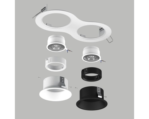 Комплект со светильником Domino Lightstar D6260607WBMOD