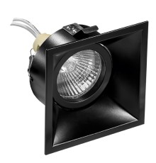 Встраиваемый светильник "кардан" Lightstar 214507 Domino QUADRO Черный