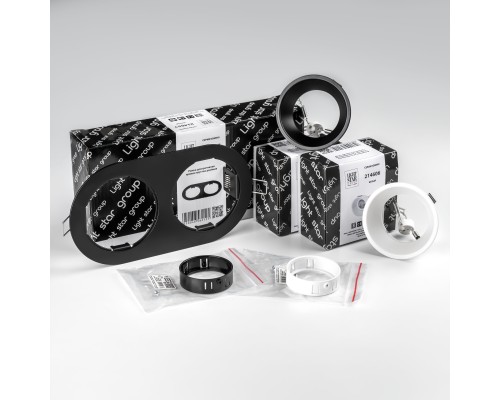 Комплект со светильником Domino Lightstar D6570607WBMOD