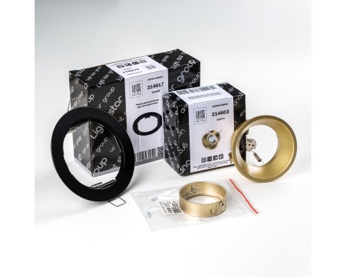 Комплект со светильником Domino Lightstar D61703GMOD