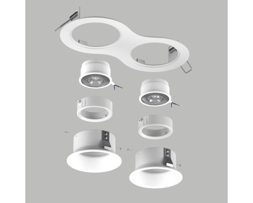 Комплект со светильником Domino Lightstar D6260606WMOD