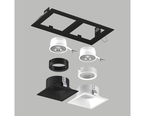 Комплект со светильником Domino Lightstar D5270607WBMOD