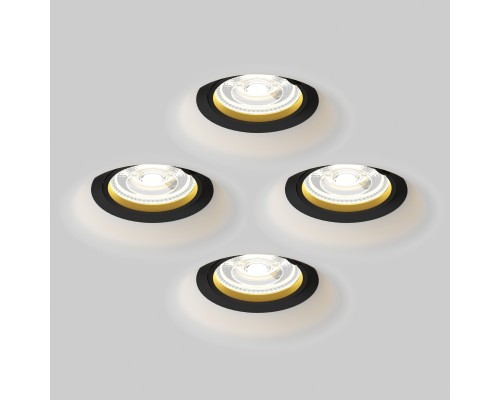 Рамка (светильник) скрытого монтажа лампочек и LED модулей MR16 в натяжной потолок Anello Lightstar 112007