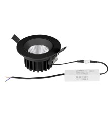 Светильник встраиваемый поворотный 10W 38G черный Soffi IP65 Lightstar 212447IP65