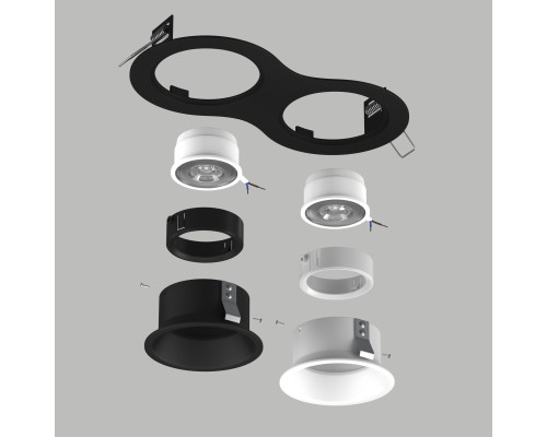 Комплект со светильником Domino Lightstar D6270607WBMOD