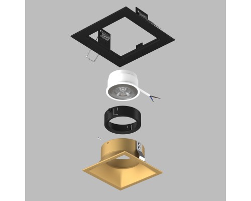 Комплект со светильником Domino Lightstar D51703BMOD
