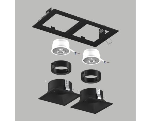 Комплект со светильником Domino Lightstar D5270707BMOD