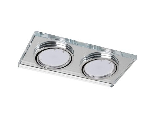 Светильник точечный встраиваемый декоративный под заменяемые галогенные или LED лампы Rifle Lightstar 002544